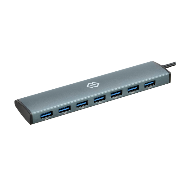 USB-Хаб Digma HUB-7U3.0-UC-G серый